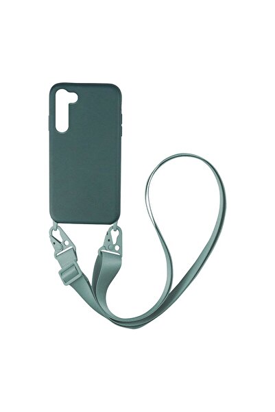OEM Θήκη Σιλικόνης με Strap CarryHang Sonique Samsung Galaxy S23 Plus Πράσινο...