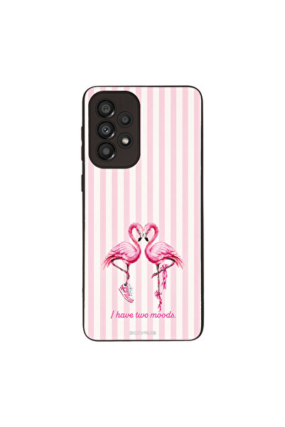 OEM Θήκη Sonique Stripe Stories Series για Samsung Galaxy A33 5G Φλαμίνγκο