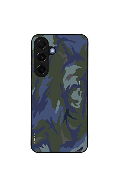 OEM Θήκη Sonique Σειρά Καμουφλάζ Στρατού για Samsung Galaxy S25 Plus Μπλε 01
