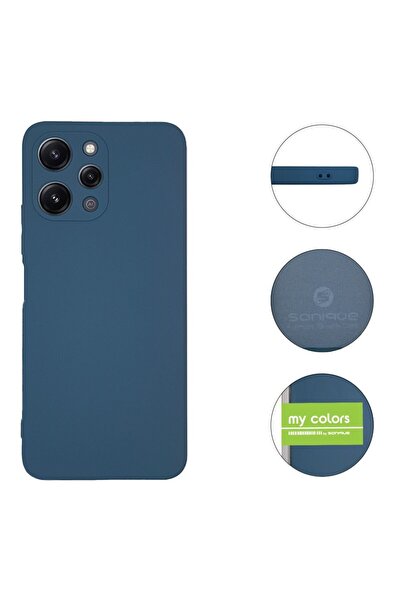 OEM Θήκη Σιλικόνης My Colors Sonique Xiaomi Redmi 12 4G / Redmi 12 5G Μπλε Σκ...