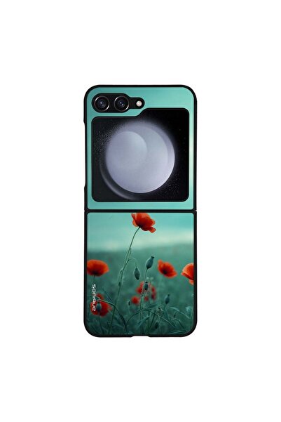 OEM Θήκη Sonique Sunset in Eden Series για Samsung Galaxy Z Flip 5 Scarlet Poppy