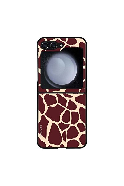 OEM Θήκη Sonique Animal Print Series για Samsung Galaxy Z Flip 5 Giraffe 03