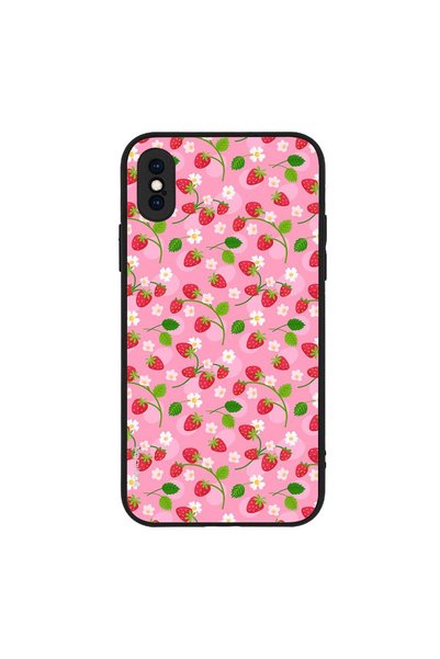 OEM Θήκη Sonique Fruit Series για Apple iPhone X / iPhone XS Φράουλα