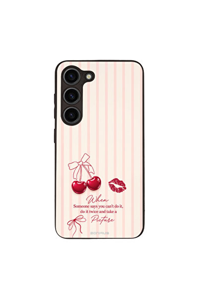 OEM Θήκη Sonique Σειράς Stripe Stories για Samsung Galaxy S23 Do It Twice