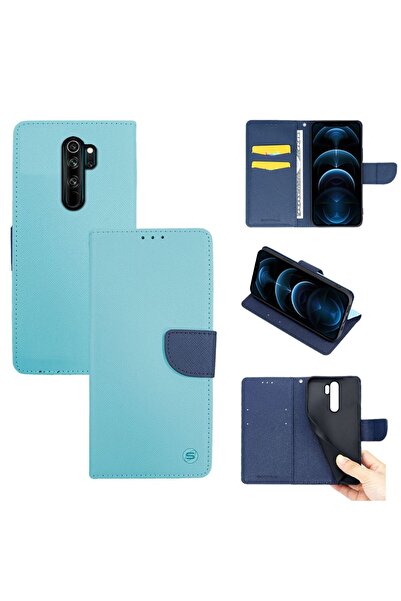 OEM Θήκη Πορτοφόλι Sonique Trend Wallet Xiaomi Redmi Note 8 Pro Σιέλ / Σκούρο...