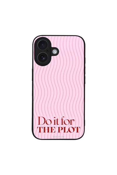 OEM Θήκη Sonique Stripe Stories Series για Apple iPhone 16 Do It for the Plot