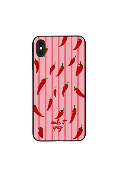 OEM Θήκη Sonique Stripe Stories Series για Apple iPhone XS MAX Make It Spicy