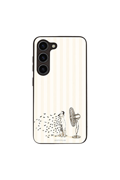 OEM Θήκη Sonique Stripe Stories Series για Samsung Galaxy S23 Cool Dog