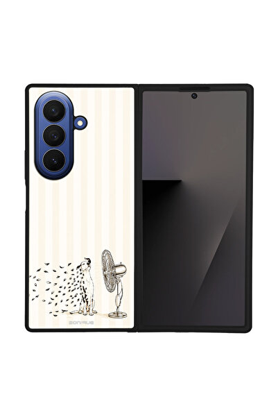 OEM Θήκη Sonique Σειράς Stripe Stories για Samsung Galaxy Z Fold 7 Cool Dog
