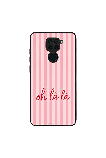 OEM Θήκη Sonique Stripe Stories Series για Xiaomi Redmi Note 9 Oh La La – Ροζ