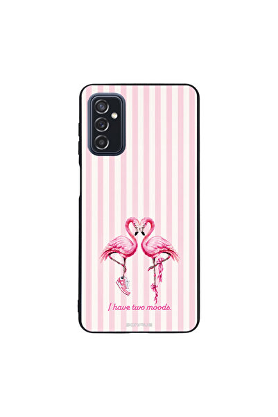 OEM Θήκη Sonique Stripe Stories Series για Samsung Galaxy M52 5G Φλαμίνγκο