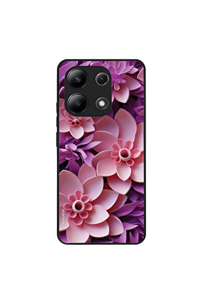 OEM Θήκη Sonique 3D Flower Series για Xiaomi Redmi Note 13 4G Ροζ