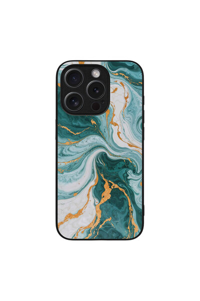 OEM Θήκη Sonique Marble Series για Apple iPhone 15 Pro Πράσινο 01