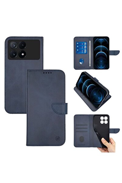 OEM Θήκη Πορτοφόλι Sonique Urban Wallet Xiaomi Poco X6 Pro 5G Μπλε Σκούρο