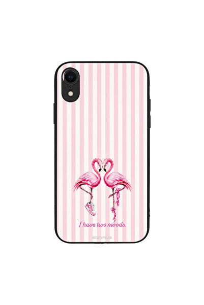 OEM Θήκη Sonique Stripe Stories Series για Apple iPhone XR Φλαμίνγκο