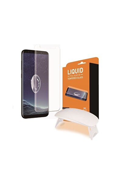 OEM T-MAX UV Glass Samsung + Λάμπα UV Galaxy S8 Plus Διάφανο