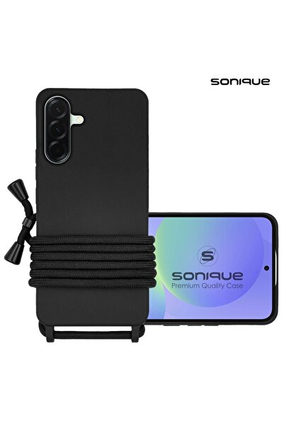 OEM Θήκη Σιλικόνης με Strap CarryHang Sonique Samsung Galaxy A36 5G Μαύρο