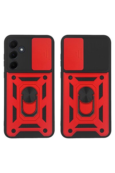 OEM Θήκη Ring Armor CamPro Sonique για Samsung Galaxy A35 5G Κόκκινο