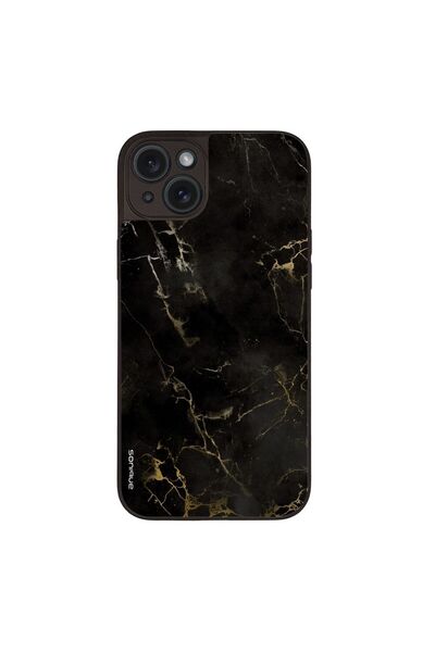 OEM Θήκη Sonique Marble Series για Apple iPhone 15 Plus Μαύρο 01