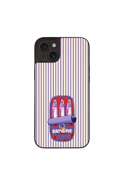 OEM Θήκη Sonique Stripe Stories Series για Apple iPhone 15 Plus Sardine