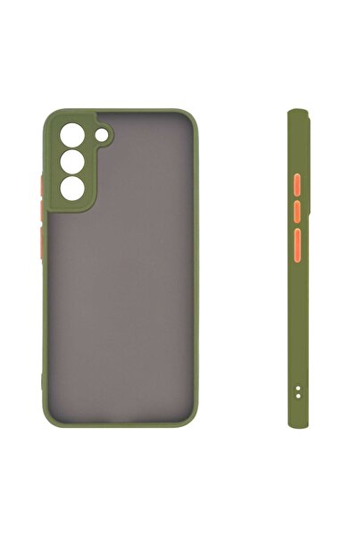 OEM Θήκη Σιλικόνης Color Button Bumper Sonique Samsung Galaxy S22 Πράσινο Ανο...