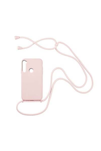 OEM Θήκη Σιλικόνης με Κορδόνι CarryHang Sonique Xiaomi Redmi Note 8T Ροζ