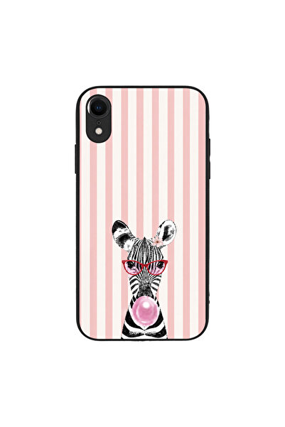 OEM Θήκη Sonique Stripe Stories Series για Apple iPhone XR Ζέβρα – Τσιχλόφουσκα