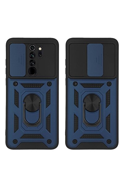OEM Θήκη Ring Armor CamPro Sonique για Xiaomi Redmi Note 8 Pro Μπλέ