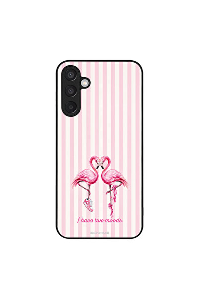 OEM Θήκη Sonique Stripe Stories Series για Samsung Galaxy M15 5G Φλαμίνγκο