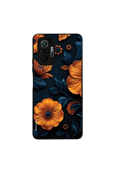 OEM Θήκη Sonique 3D Flower Series για Xiaomi Redmi Note 10 Pro Πορτοκαλί 01