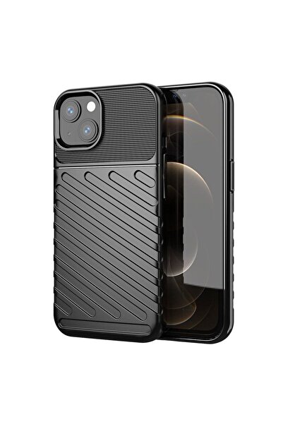 OEM Θήκη Κινητού Thunder Case Flexible Tough Rugged Apple iPhone 13 Mini Μαύρο