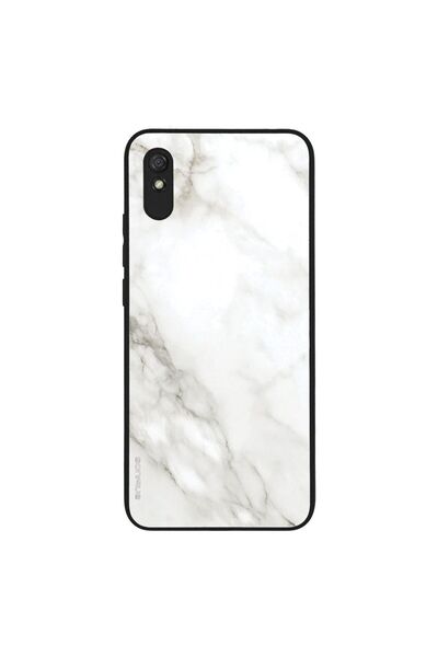 OEM Θήκη Sonique Marble Series για Xiaomi Redmi 9A / Redmi 9AT Λευκό