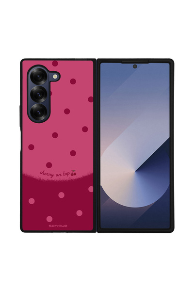 OEM Θήκη Sonique Delulu Polka Era Series για Samsung Galaxy Z Fold 6 Top Cherry