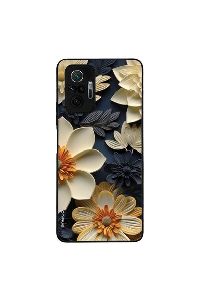 OEM Θήκη Sonique 3D Flower Series για Xiaomi Redmi Note 10 Pro Εκρού