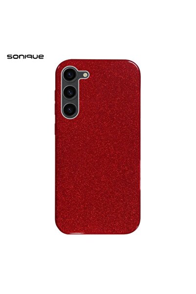 OEM Θήκη Σιλικόνης Sonique Shiny Samsung Galaxy S23 Plus Κόκκινο