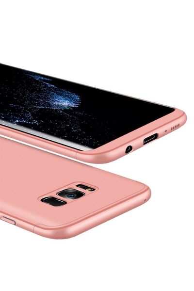 OEM GKK 360 Πλήρης Προστασία Σώματος Samsung Galaxy S8 Plus Ροζ Χρυσό