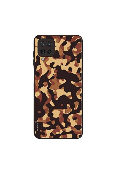 OEM Θήκη Sonique Σειρά Καμουφλάζ Στρατού για Samsung Galaxy A12 Καφέ 01