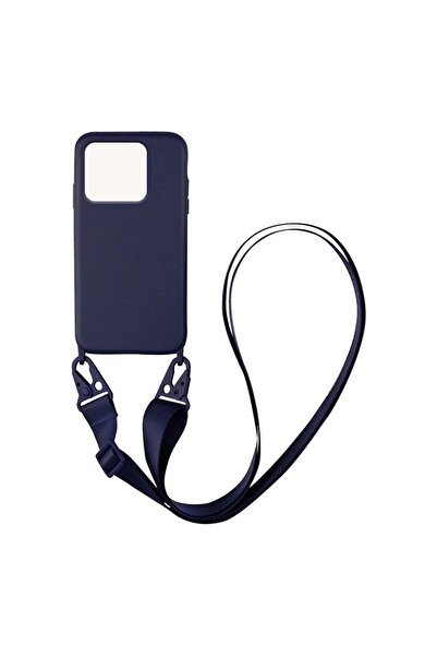 OEM Θήκη Σιλικόνης με Strap CarryHang Sonique Xiaomi Redmi 10C Μπλε Σκούρο