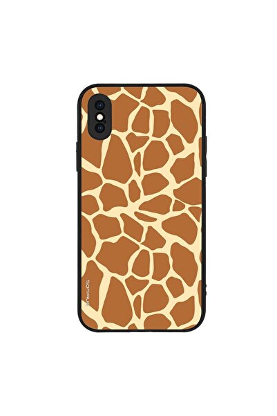 OEM Θήκη Sonique Animal Print Series για Apple iPhone X / iPhone XS Καμηλοπάρ...