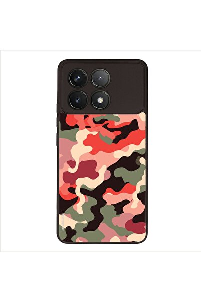 OEM Θήκη Sonique Camouflage Army Series για Xiaomi Poco F6 Pro 5G Κόκκινο