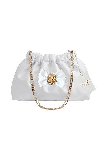 pegu baby collection White Satin Royale Series Handmade Custom Design Drawstr...