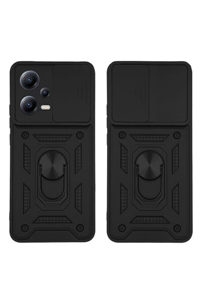 OEM Θήκη Ring Armor CamPro Sonique για Xiaomi Redmi Note 12 5G / Poco X5 5G Μ...