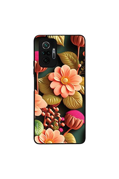 OEM Θήκη Sonique 3D Flower Series για Xiaomi Redmi Note 10 Pro Σομόν