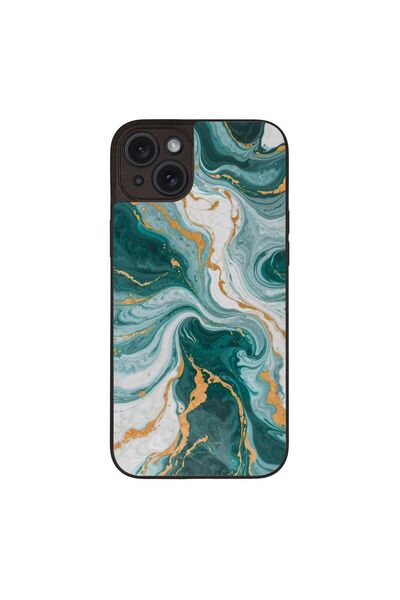 OEM Θήκη Sonique Marble Series για Apple iPhone 15 Plus Πράσινο 01