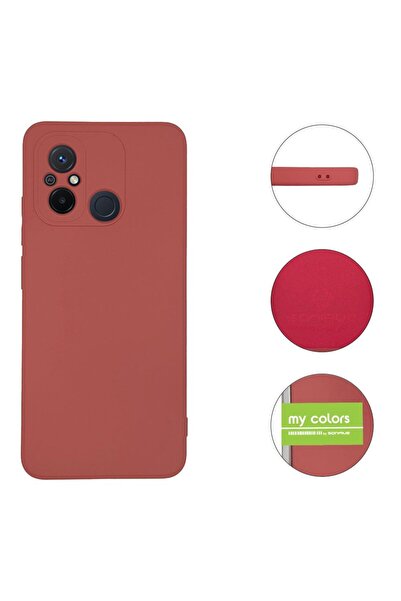 OEM Θήκη Σιλικόνης My Colors Sonique Xiaomi Redmi 12C Μπορντό Ανοιχτό