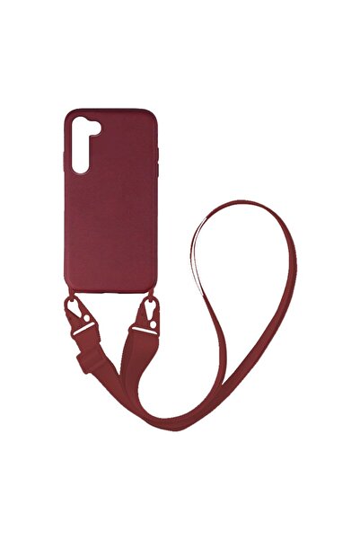 OEM Θήκη Σιλικόνης με Strap CarryHang Sonique Samsung Galaxy S23 Plus Μπορντό