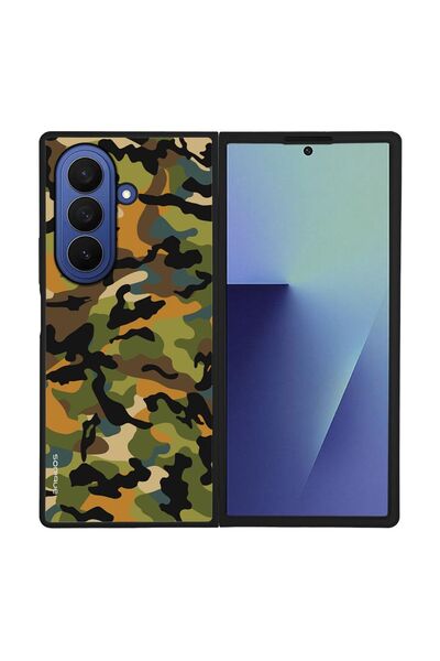 OEM Θήκη Sonique Σειρά Καμουφλάζ Στρατού για Samsung Galaxy Z Fold 7 Πράσινο 01