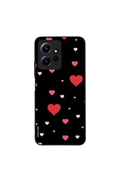 OEM Θήκη Sonique Heart Series για Xiaomi Redmi Note 12 4G Μαύρο