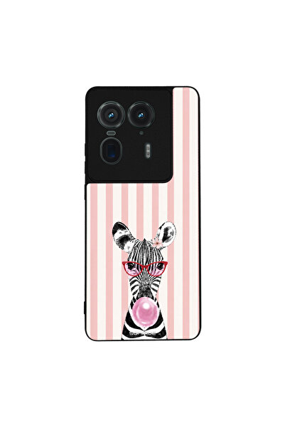OEM Θήκη Sonique Stripe Stories Series για Motorola Edge 50 Ultra Ζέβρα – Τσι...