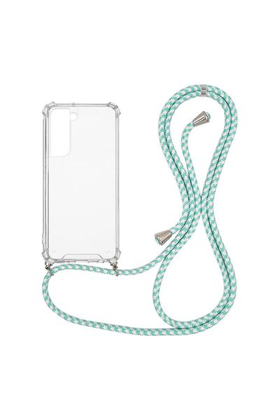 OEM Θήκη Σιλικόνης με Κορδόνι Sonique Armor Clear Samsung Galaxy S21 FE Rainb...